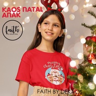 KAOS NATAL ANAK / BAJU NATAL ANAK / BAJU MERRY CHRISTMAS / DEKAOS 2015