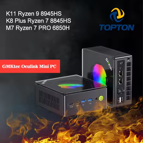 GMKtec Oculink Mini PC K11 K8 Plus M7 AMD Ryzen 9 8945HS R7 8845HS 6850H 2*USB4 2*DDR5 2*2.5G LAN Ga