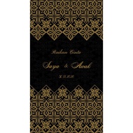 Kad Kahwin Digital Tema Songket 2 | Tunang | Majlis Kesyukuran