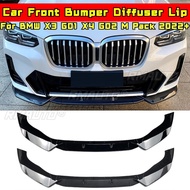 For BMW X3 G01 X4 G02 M Pack Body Kit Front Bumper Diffuser Splitter for BMW X3 G01 X4 G02 M Pack 20