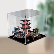 [Transparent Display Box] Suitable for Lego 70751 Ninja Series Empty Temple Building Block Model Fig