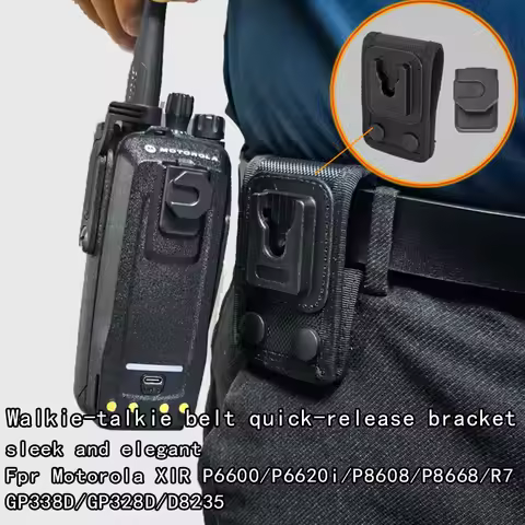 Back buck For Motorola R7/XIR P6600/P6620/XIR P8668/GP338D/D8235 walkie talkie,Molle back buckle qui