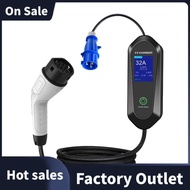 Electric Car Fast Charger: 7KW 32A 1Phase Portable EV Charger with WiFi APP and Bluetooth Control