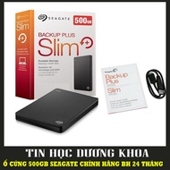 [HCM]Ổ CỨNG MỚI DI ĐỘNG SEAGATE BACKUP PLUS SLIM 500GB - Ổ cứng di động Seagate 500GB Backup Slim - 