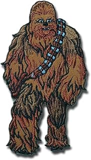 NeatPatch Chewbacca Chewie Patch Embroidered Iron on Logo Boba Fett Mandalorian Bounty Hunter Jedi Order Assault Walker ATAT at-at R2D2 R2-D2 Rebel Alliance Galactic Republic Imperial Stormtrooper