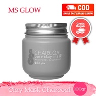 Ms Glow Clay Mask Charcoal Face Mask / Face Mask