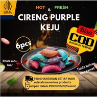 (PURPLE)Cireng rainbow 6PCS  isi keju LUMER - cireng warna warni  halal food viral