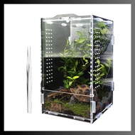 Jumping Spider Enclosure, Tarantula-Enclosure Large Acrylic Terrarium, Reptile Enclosure Jumping Spi