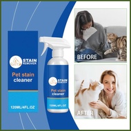 Dog Carpet Cleaner 120ml Gentle Long Lasting Safe Odor Remover Pet Cleaner Spray for Home Bedroom Li