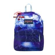 tas jansport awan petir dengan motif keren dan kekinian .tas ransel jansport. pria wanita.js