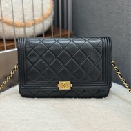 Chanel leboy woc 金釦 羊皮
