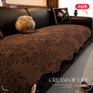 2025 New Style Four Seasons Special-Shaped Leather Sofa Cushion Universal Anti-Slip Inline Irregular