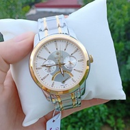 Đồng hồ nam AOLIX AL7061G chạy 6 kim Demi mặt trắng dáng thể thao kính sapphire chống xước chống nướ