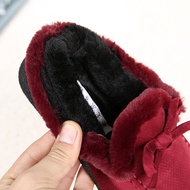 Plus Size Cotton Velvet Flats - Winter Women's Shoe Size 41-43