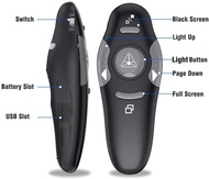 WIRELESS PRESENTER LASER POINTER