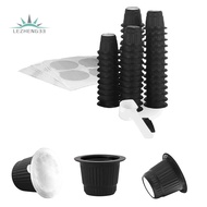 for Nespresso Coffee Capsule with Foils Lid Espresso Disposable Filter Pod Aluminum Foils Cover Coffee Maker Machine 50