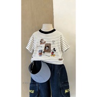 [90-130] LunaClassy Boys' Striped T-Shirt FKK583F