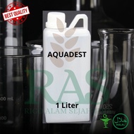 Aquadest sterile / Aquades / Air Suling - 1 Liter