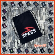 Specs Sling Bag/SPECS Ball Shoe Bag/SPECS Drawstring Bag