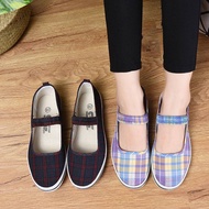 Female Cloth Shoes Old Mother Work Shoes Middle-Aged Farmers Elastic Fat Feet Women's Shoes Summer 2
