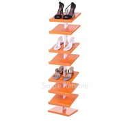 7-Layer Condo Shoe Rack Orange (Condo Shape)