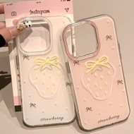 Latest Strawberry Bow Anti Crack Casing Infinix Smart 9 Smart 10 Plus Note 50 Pro 50Inote 40 Pro Plu