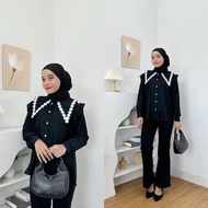 KEMEJA TASYA BLOUSE/ collar blouse ruffle blouse ruffle/ ruffle blouse latest women's blouse lace co