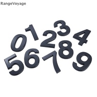 RangeVoyage 3.9-inch Abs Door Plate Electroplated Digital Number Signage Hotel Hotel Street Digital 