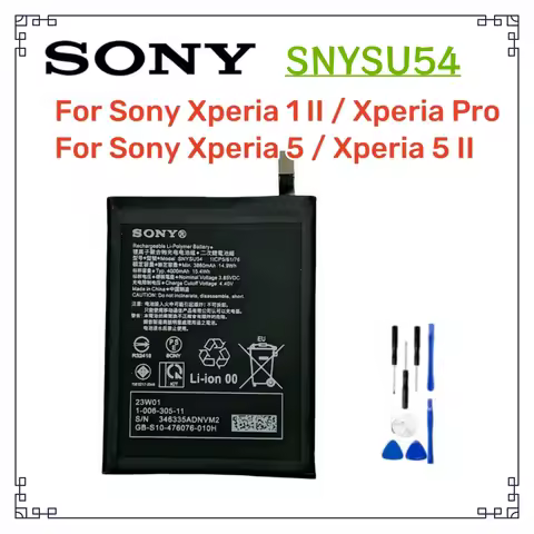 Original 4000mAh SNYSU54 Battery For Sony Xperia 1 II Xperia pro/Xperia1 2nd/Xperia5 2nd/Xperia 5/Xp