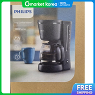 Philips | Philips Drip Coffee Maker Hd7430/90/Black/Large Capacity 1.25L