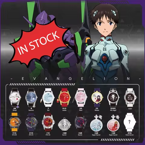 In Stock Original Boxfun Eva Evangelion The Final Mission Series Wrist Watch Blind Box Asuka Anime P