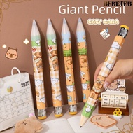 BEBETEB Giant Pencil, With Eraser Capibara/Puppy Giant Wooden Pencil, Creative 33.5cm Big Pencil Fun