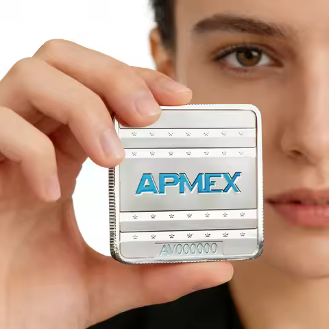 Non-Magnetic 1 Ounce APMEX Silver Plated Bar Bullion Collectible Square Commemorative Coins Crafts G