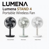 LUMENA - Lumena Stand 4 7吋 搖頭無線座檯風扇 - 淡綠色