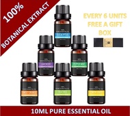 [10ml] 100% Pure Essential Oil 17 Different Scents Lemon grass  Clove Ylang Ylang  Frankincense  Lavender  Eucalyptus GrapeFruit Jasmine  Lemon  Peppermint  Pine Tree  Rose  Rosemary  Sandalwood  Tangerine  Tea Tree  Vanilla