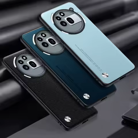 Plain Leather Case For Nothing Phone 3A Pro nothing phone 3a Phone 2A 2 Nothing CMF Phone 1 Hard Cam