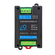 อุปกรณ์วัดอุณหภูมิแบบแยกข่าย จอแสดงผลดิจิตอล ร่องสลิป คู่กับเทอร์โมมิเตอร์ S/R/N/T/K แปลง RS485