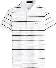 MMLLZEL POLO Shirt Lapel Short Sleeve T-shirt Elastic Fresh And Comfortable Men's Summer Style (Color : D, Size : XXXXL code)