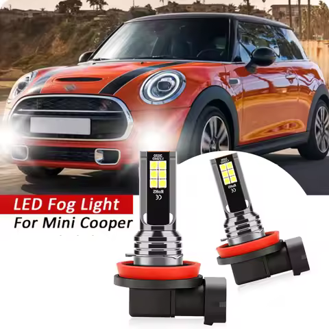 2pcs H8 H16JP H11 For Mini Cooper F55 F56 R56 F54 Clubman R55 F57 Convertible R57 R60 R58 R61 R59 LE