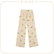 KLOSET Embellished Pants (PF21-P007) กางเกงขายาวผ้าปัก