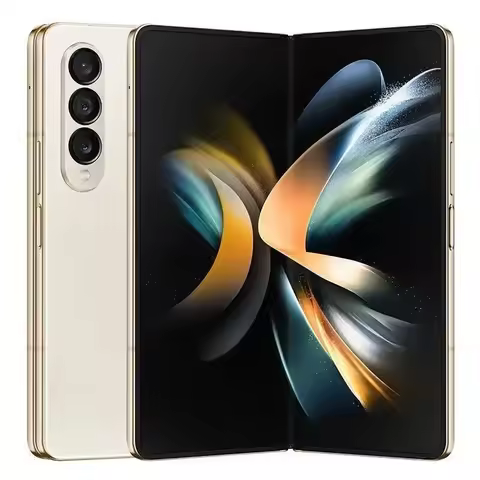 Network Unlock Foldable Smartphone Samsung Galaxy Z Fold 4 5G 12GB RAM 256 ROM Supports NFC Refurbis