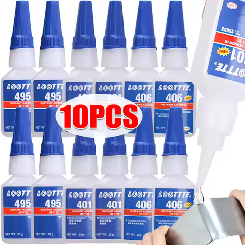 10/1pc 495/401/406 Strong Glue Quick Drying Instant Liquid Glue High Temperature Resistant Adhesive 