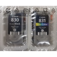 CANON 830 & 831 INK CARTRIDGES