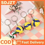 [SDJZT] PVC Volleyball Keychain - Sport Keychain Gift for Volleyball Fans Food Packaging