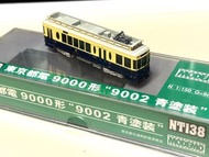 絕版！Modemo NT138 東京都電 9000形 9002 青塗裝 路面電車 N比例日本鐵路動力模型