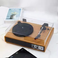Modern Gramophone with Bluetooth & 3 Speeds LP Vinyl Player Turntable Record Player