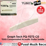 Graph Tech PQ-9272-C0 TUSQ Compensated Acoustic Guitar Saddle Kapok Gitar Akustik 【MADE IN CANADA】