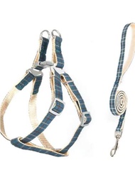 犬用牽引頸圈套裝，適用於大型和小型犬泰迪寵物用品，犬用頸胸背部護具