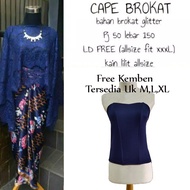 Amanda's Brukat Batwing Suit and Women's Free Kemben Batik Wrap Skirt