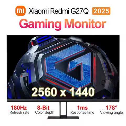 NEW Xiaomi Redmi G27Q/X27GQ Monitor 2025 IPS 27 inch PC Gamer 8-bit 2560x1440 180Hz Refresh Rate 1ms